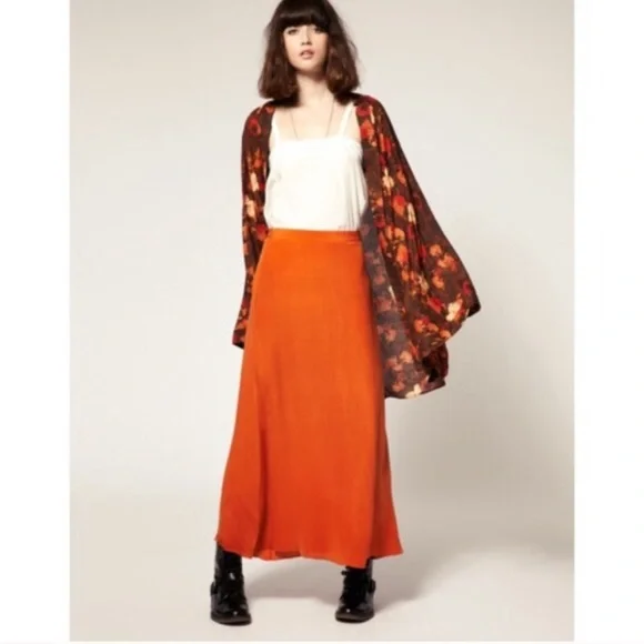 SILK✨One Teaspoon Harlequin Maxi Skirt